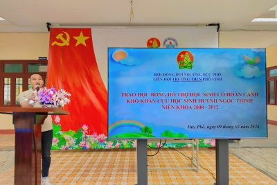 NGHĨA TÌNH CỰU HỌC SINH – LAN TỎA YÊU THƯƠNG TỪ MÁI TRƯỜNG XƯA