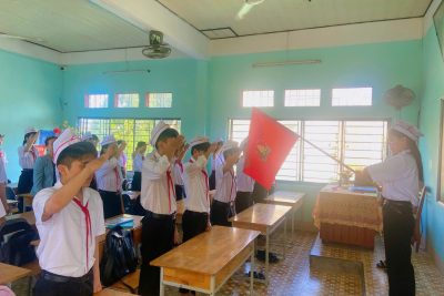 LỄ TRƯỞNG THÀNH ĐỘI VIÊN CHO HỌC SINH LỚP 9 NĂM HỌC 2025-2026