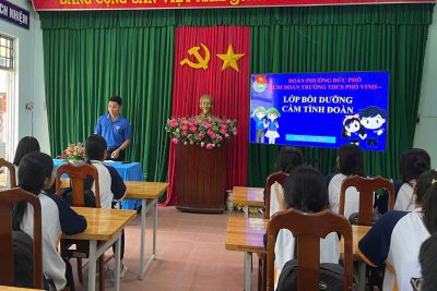 LỚP CẢM TÌNH ĐOÀN NĂM HỌC 2025-2026